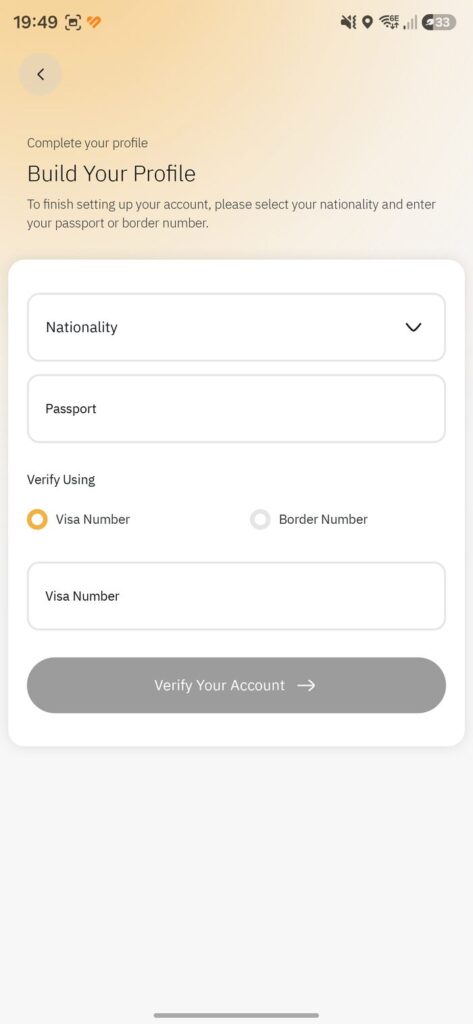 Build Your Profile